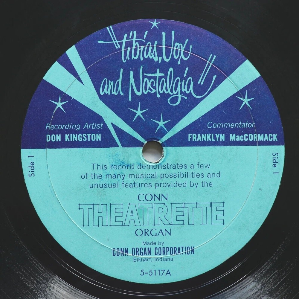 Don Kingston, Franklyn MacCormack – Tibias, Vox And Nostalgia Vinyl 7", 33 ⅓ RPM
